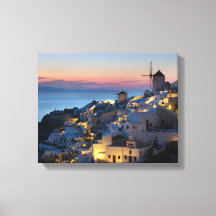Coucher de soleil à Oia Grèce