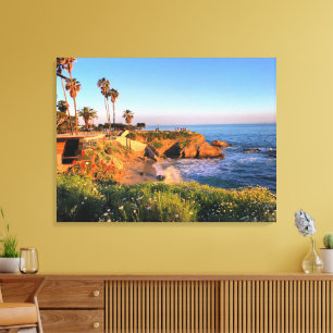 Toile Coucher de soleil à San Diego