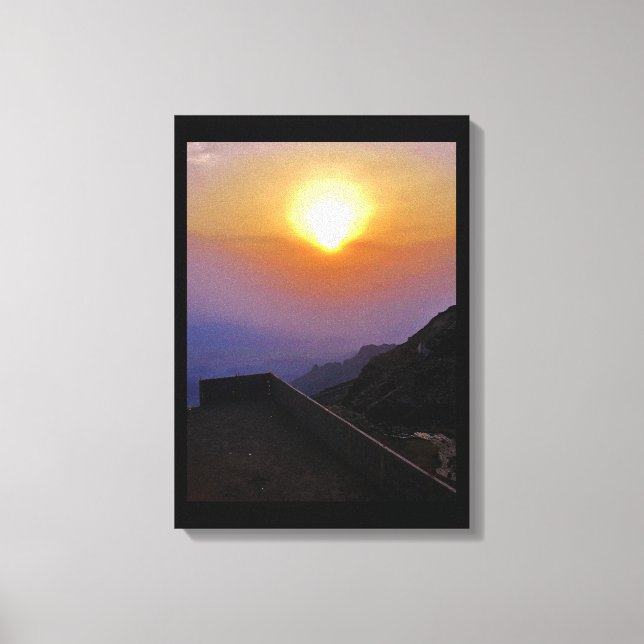 Toile Coucher de soleil de Taif (Recto)