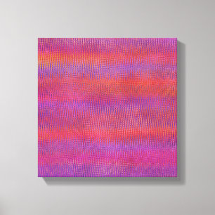 Toile Coucher de soleil de Zigzag