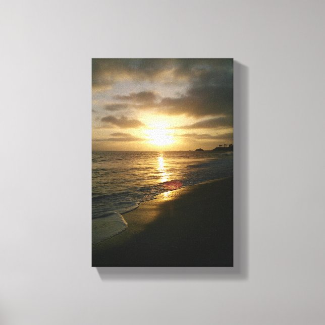 Toile Coucher de soleil en Californie (Recto)