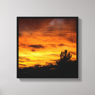 Toile Coucher de soleil en Californie