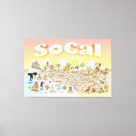 Toile Coucher de soleil SoCal