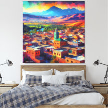 Coucher de soleil sur Ait Melloul - Maroc