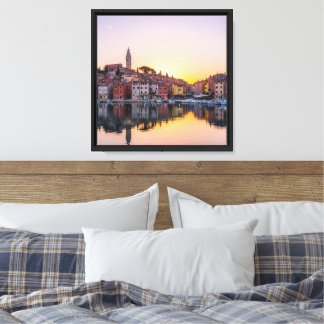 Toile Coucher de soleil sur Rovinj
