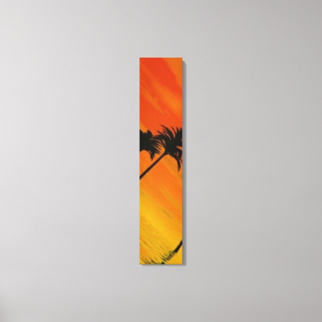 Toile Coucher de soleil tropical 1-4 (Recto)