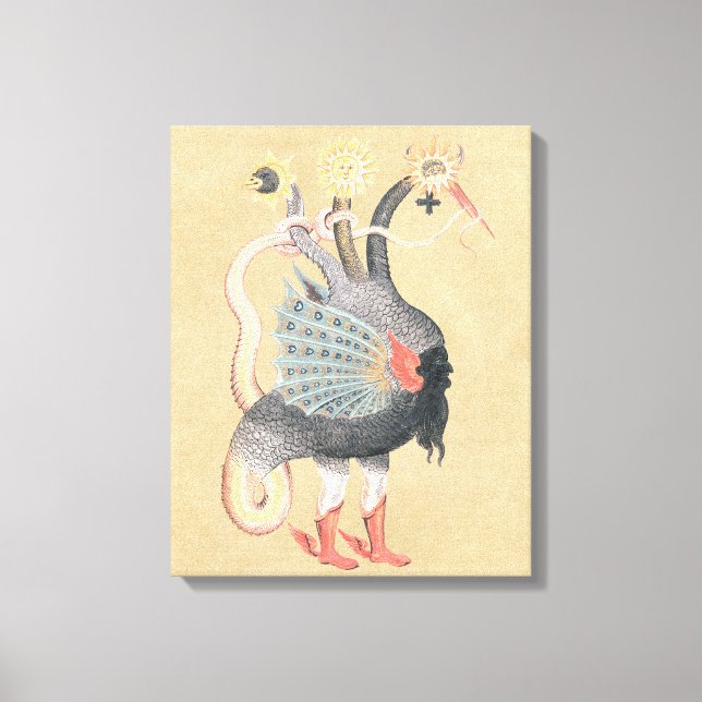 Toile Couleur du serpent d'alchimie (Recto)