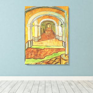 Toile Couloir de l'asile Saint-Paul par Vincent van Gogh