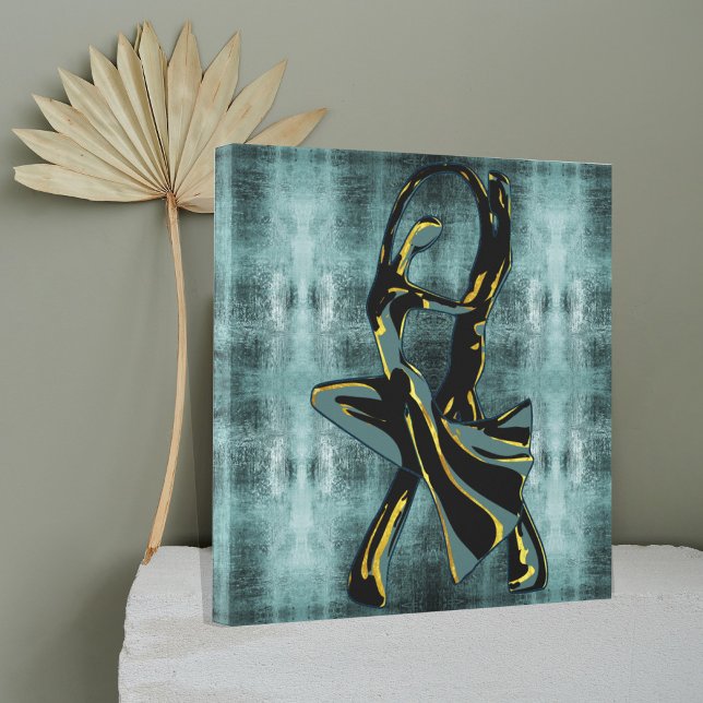 Toile Couple dansant la nuit (Créateur téléchargé)