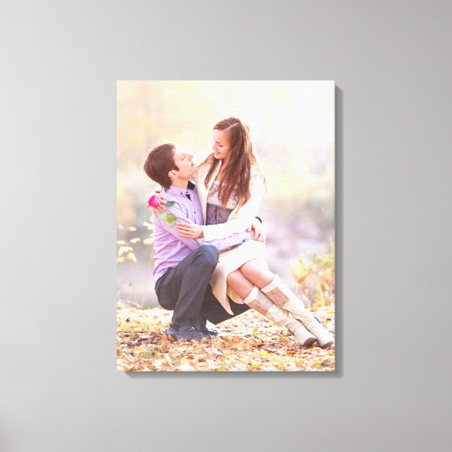 Toile Couple Photo Canva (Recto)