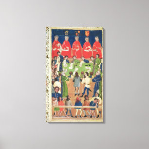 Toile Cour de Bench du Roi, Westminster Hall, c.1460