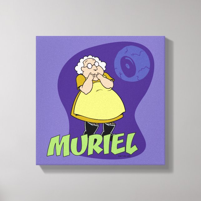 Toile Courage du chien lâché | Muriel Graphic (Recto)
