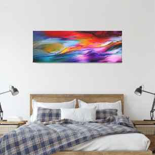 Toile "Courants chromatiques" Abstrait contemporain
