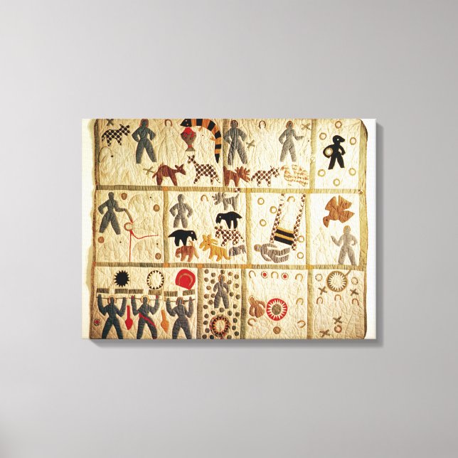 Toile Courtepointe biblique, Virginie (Recto)