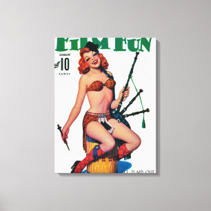 Toile Couverture de magazine d'amusement de film 7