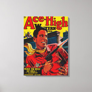 Toile Couverture de magazine élevée d'as 3