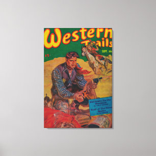 Toile Couverture de magazine occidentale de traînées 2