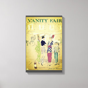 Toile Couverture de magazine Vintage Vanity Fair