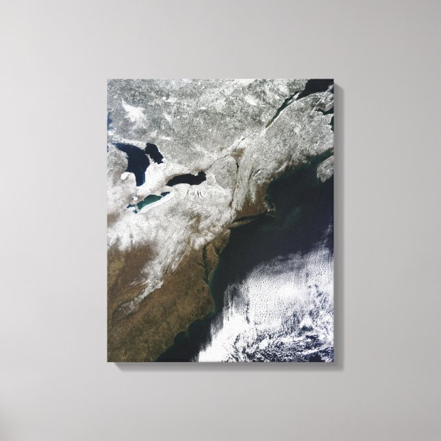 Toile Couverture de neige s'étendant du Canada (Recto)