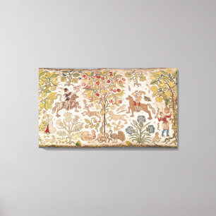 Toile Couverture de selles, damassé, fin du 16ème siècle