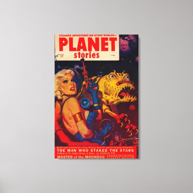 Toile Couverture du magazine Planet Stories (Recto)