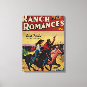 Toile Couverture du magazine Ranch Romances