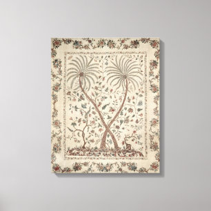 Toile Couvre-lit avec des motifs de palmier