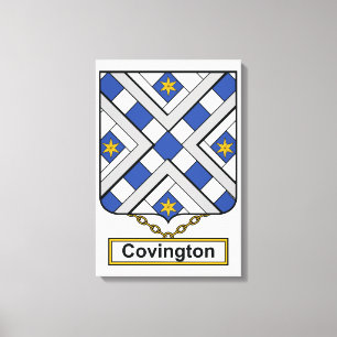 Toile Covington Family Crest