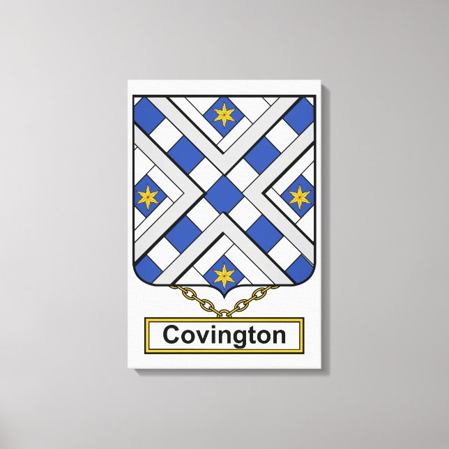 Toile Covington Family Crest (Recto)