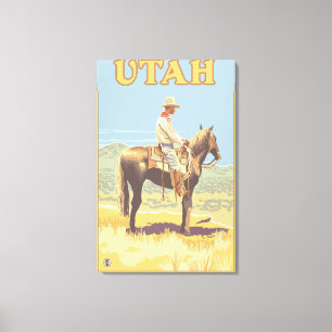 Toile Cowboy (Vue latérale)Utah