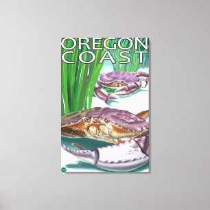 Toile Crabe de côte de l'Orégon