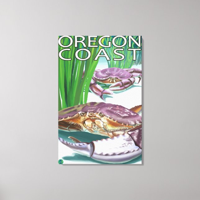 Toile Crabe de la côte de l'Oregon (Recto)