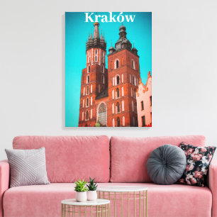 Toile Cracovie Europe Pologne Polska Vieille Ville