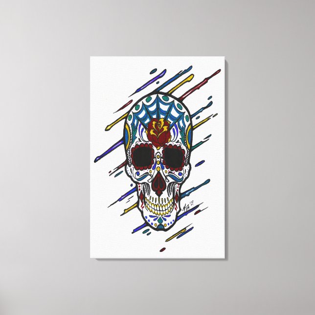 Toile crâne (Recto)