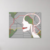 crâne de logique gris