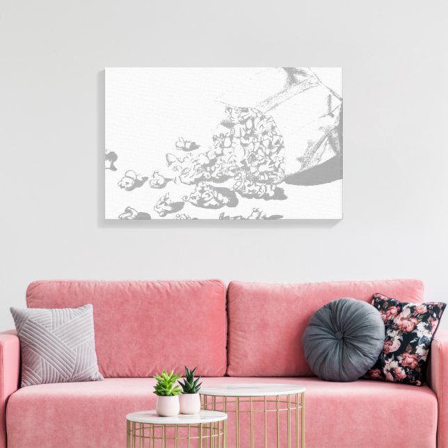 Toile Crayon Popcorn dessin de Sara Motolanez (Insitu(Salon))