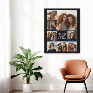 Toile Créer un collage photo personnalisé avec 8 photos