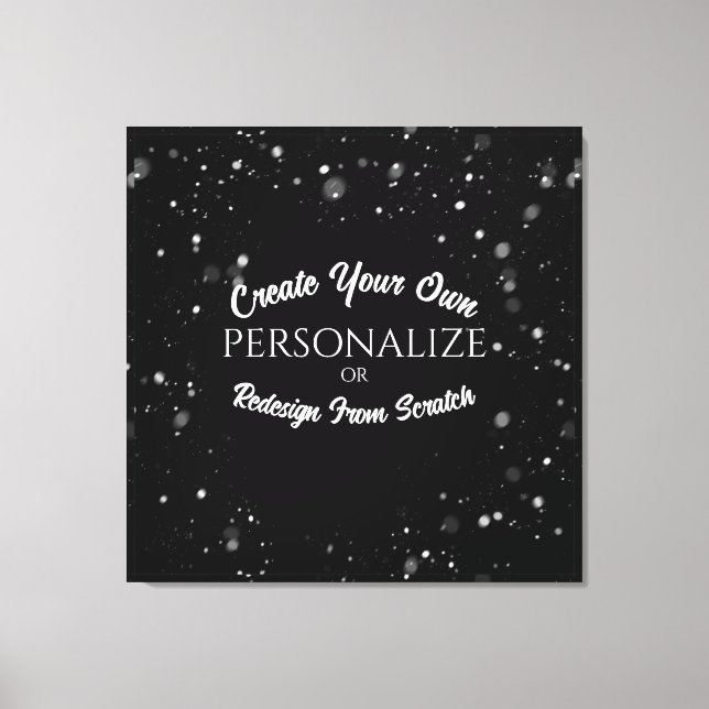 Toile Créer une personnalisation personnalisée (Recto)