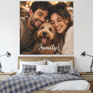 Toile Créez votre propre famille personnalisée