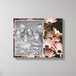 Toile Créez votre propre photo Fleurs de marguerite afri