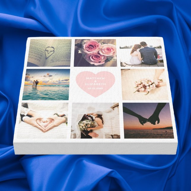 Toile Créez votre propre photo Mariage personnalisée pou (Créateur téléchargé)