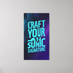 Toile Créez votre signature sonore