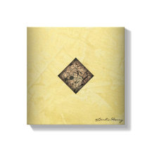 Crème Calme Et Noir Pollock Style Art Moderne