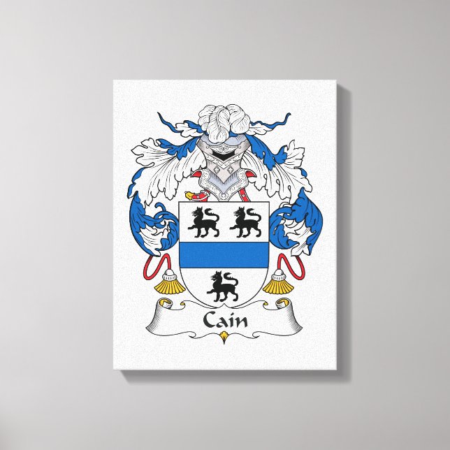 Toile Crest de la famille Cain (Recto)