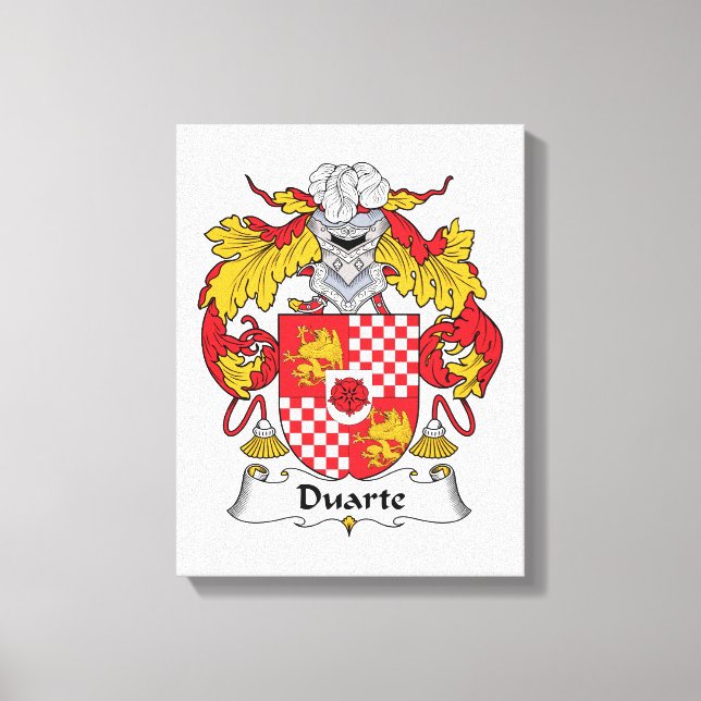 Toile Crest de la famille Duarte (Recto)