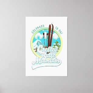 Toile Crested Butte Mountain Colorado logo Ski
