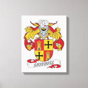 Toile Crête de famille d'Enriquez