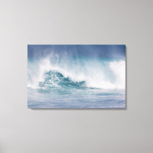 Toile Crise de la vague bleue, Maui, Hawaï, États-Unis
