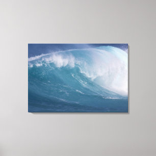 Toile Crise de la vague bleue, Maui, Hawaï, États-Unis