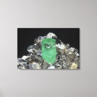 cristal d'émeraude en Calcite, la Colombie, Amériq
